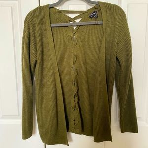 Girls art class cardigan